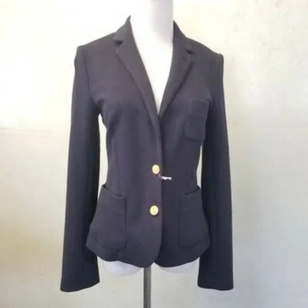NWT Vineyard Vines navy sweater blazer women's size 0 (G17) - Picture 1 of 7